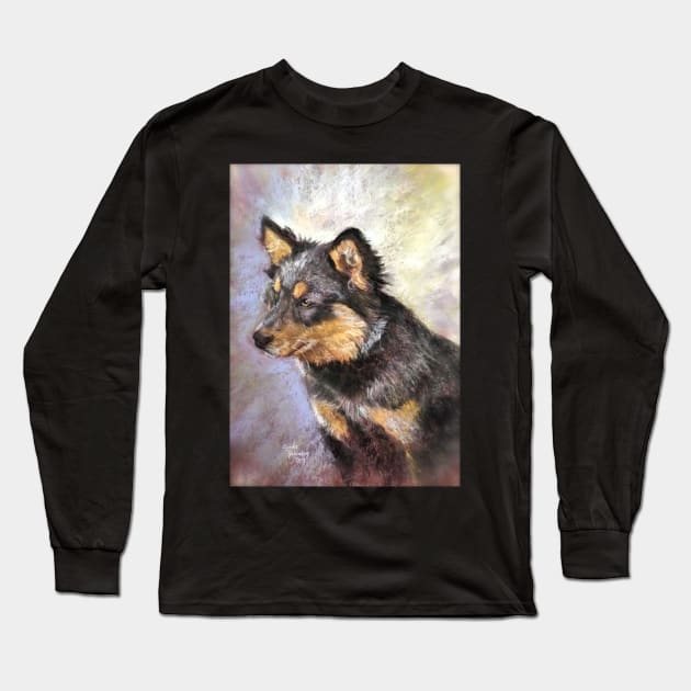 Shep Long Sleeve T-Shirt by Lyndarob